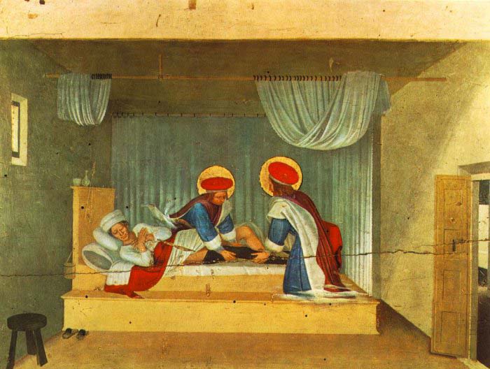 The Healing of Justinian by Saint Cosmas and Saint Damian